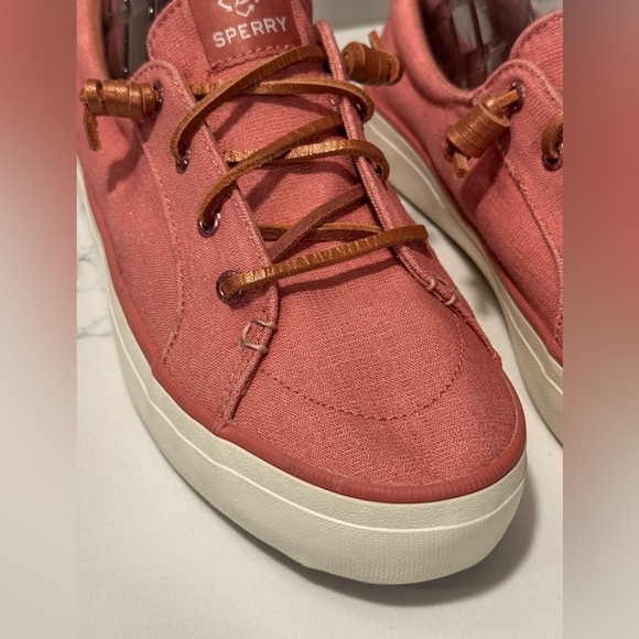 Sperry Crest Vibe Pink Shimmer Sneakers - Picture 5 of 12